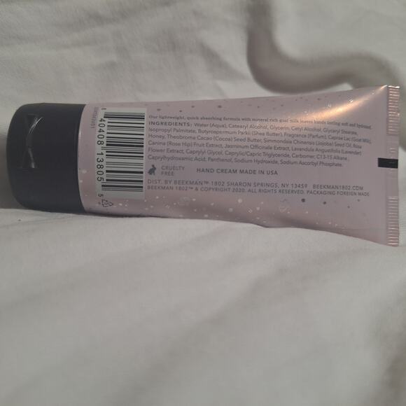 Beekman 1802 Spring Blossom  Goat Milk Hand Cream 2 oz travel size NEW - Picture 5 of 6